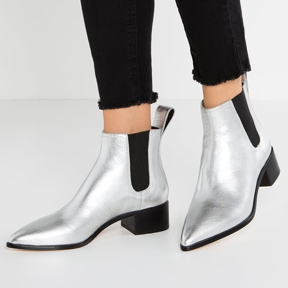 Loeffler Randall Nellie Boot Silver 